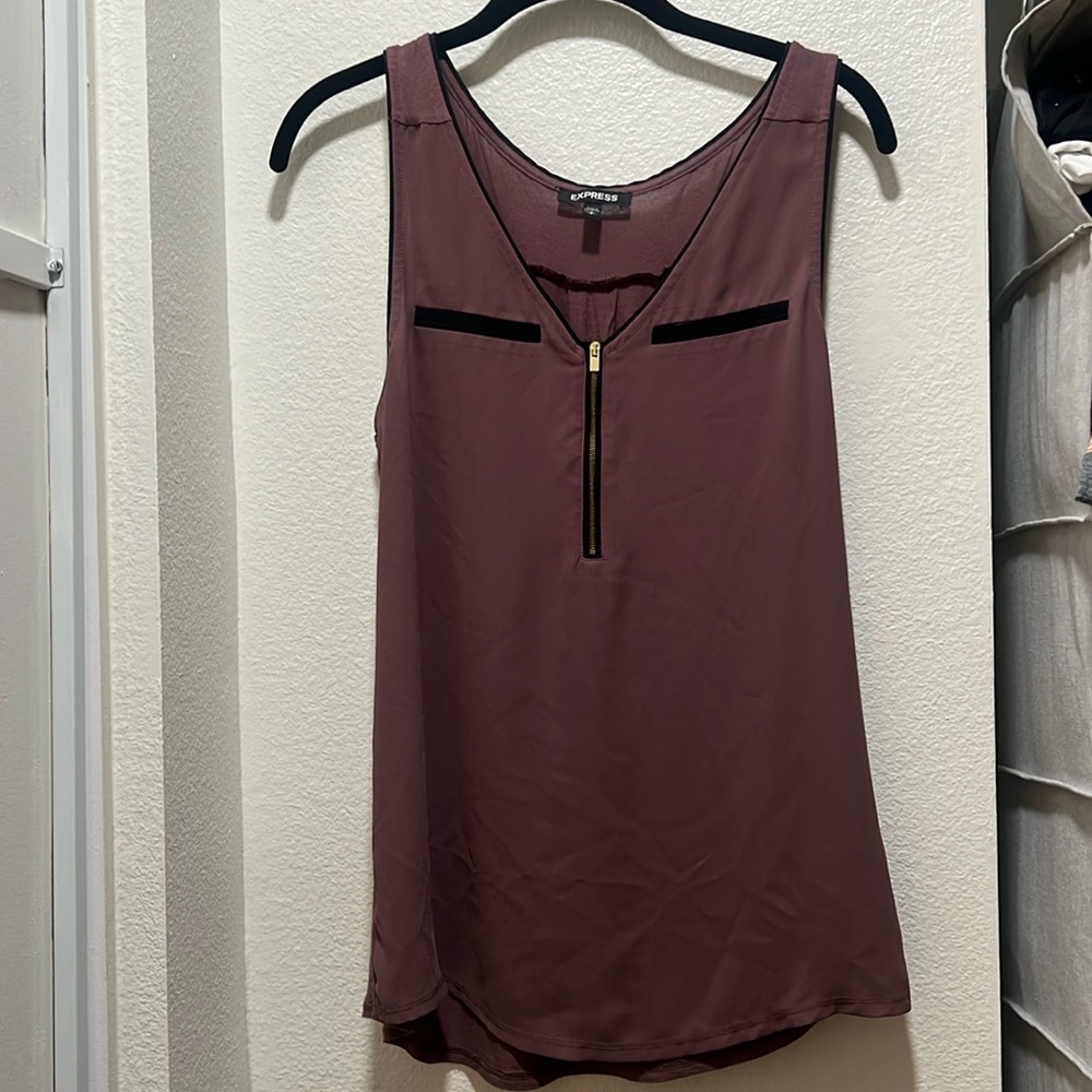 Express purple tank top